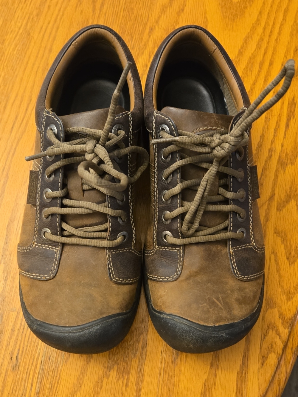 Keen Austin Brown Two-Tone Lace-Up